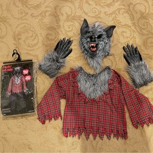 Kids Grey Werewolf Costume